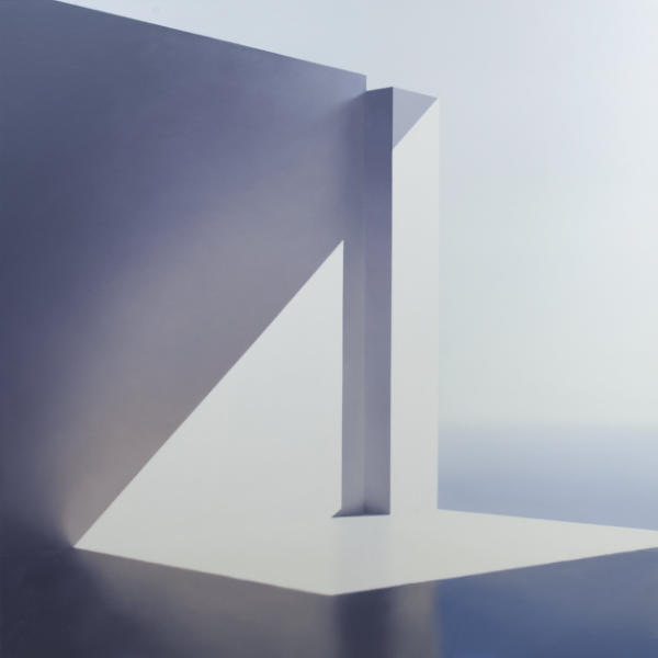 Niebieski horyzont, olej na płótnie, 2025